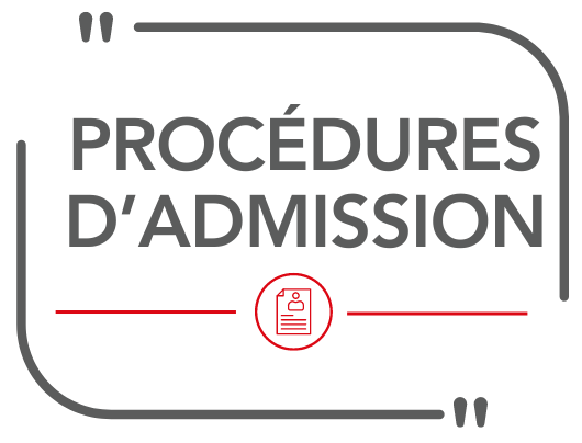 Procédures d'admission