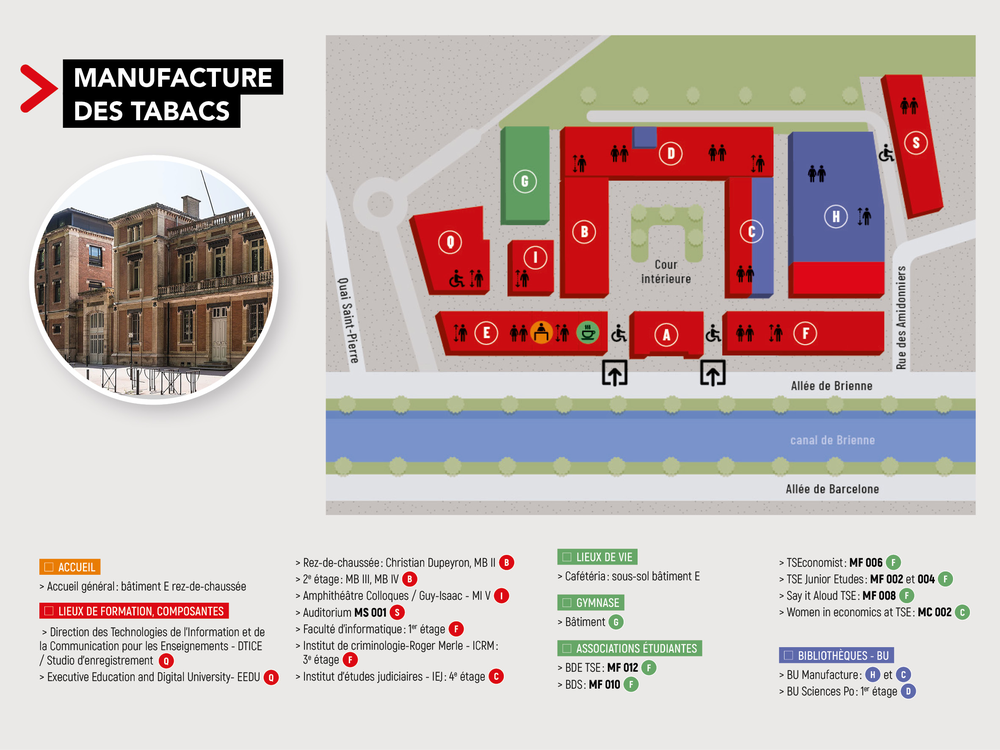 Plan de la Manufacture des Tabacs